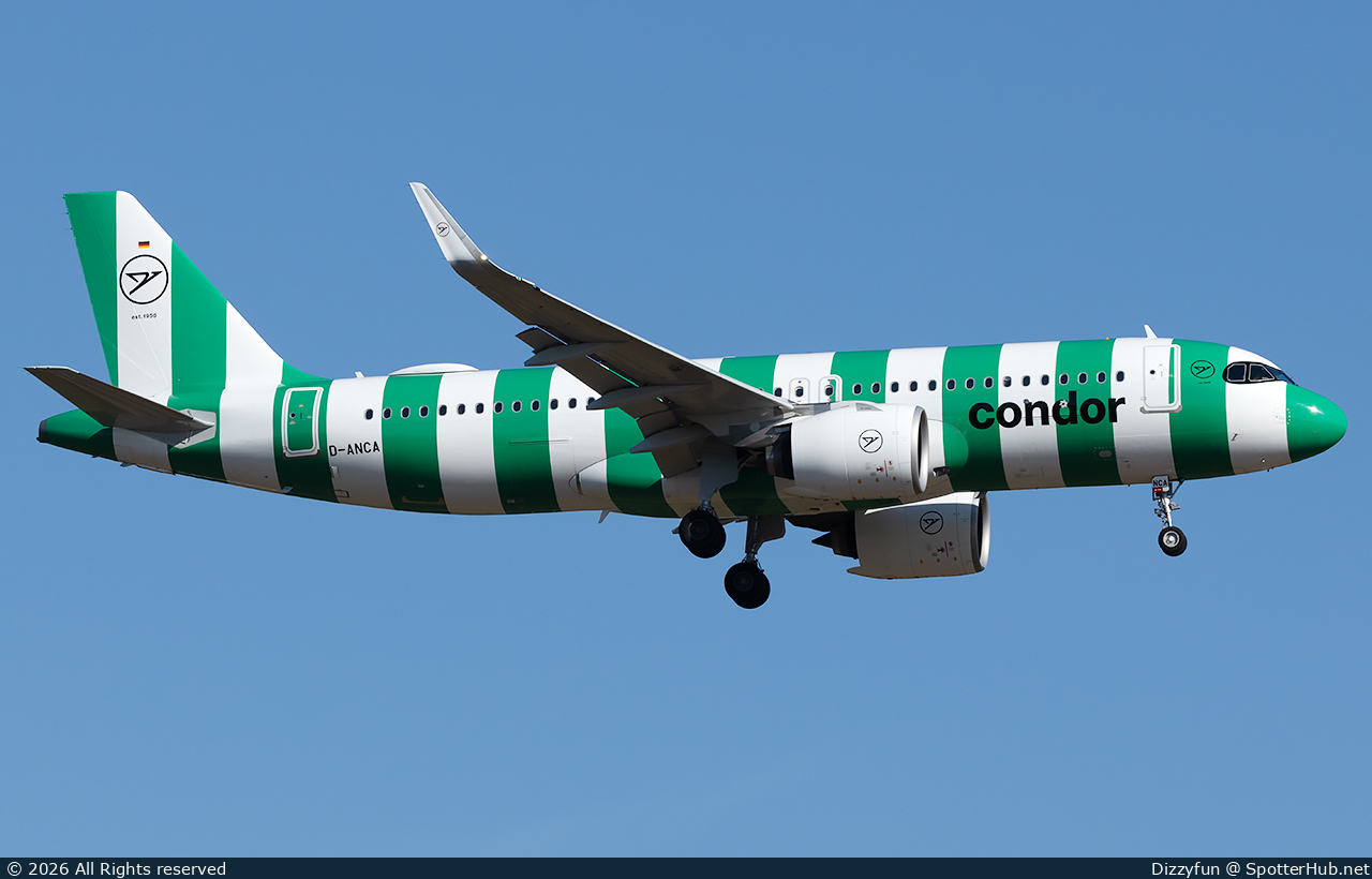 Photo of D-ANCA - Airbus A320-271N operated by Condor