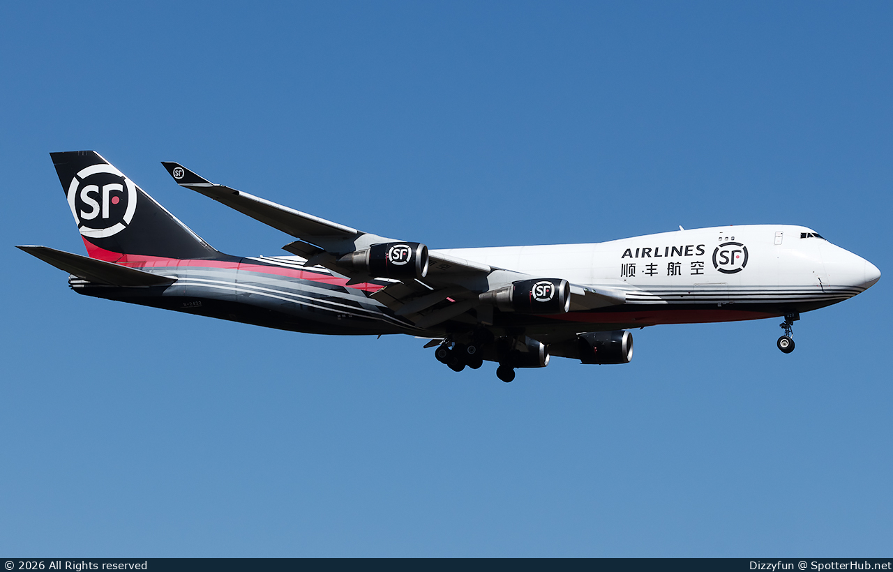 Photo of B-2422 - Boeing 747-4EVF(ER) operated by SF Airlines