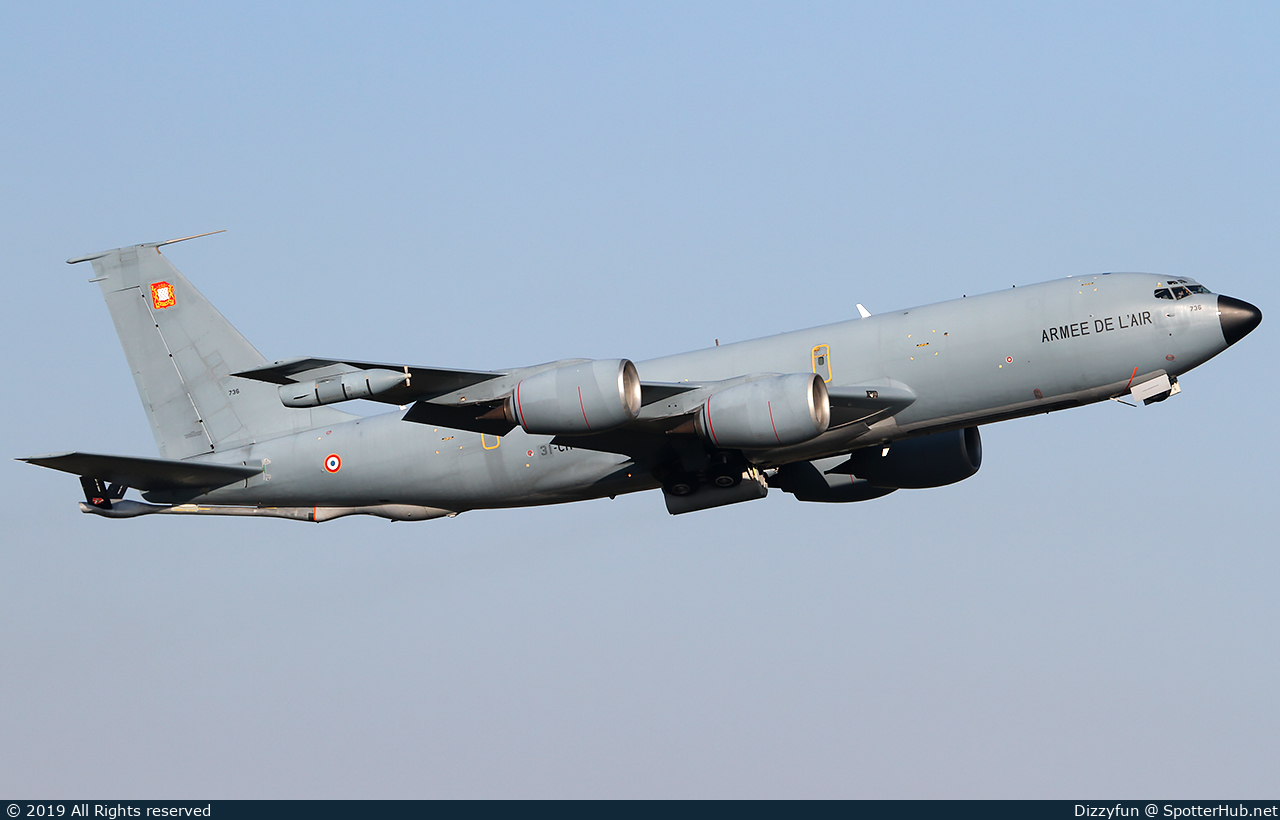 Photo of 736 - Boeing C-135FR Stratotanker operated by French Air Force