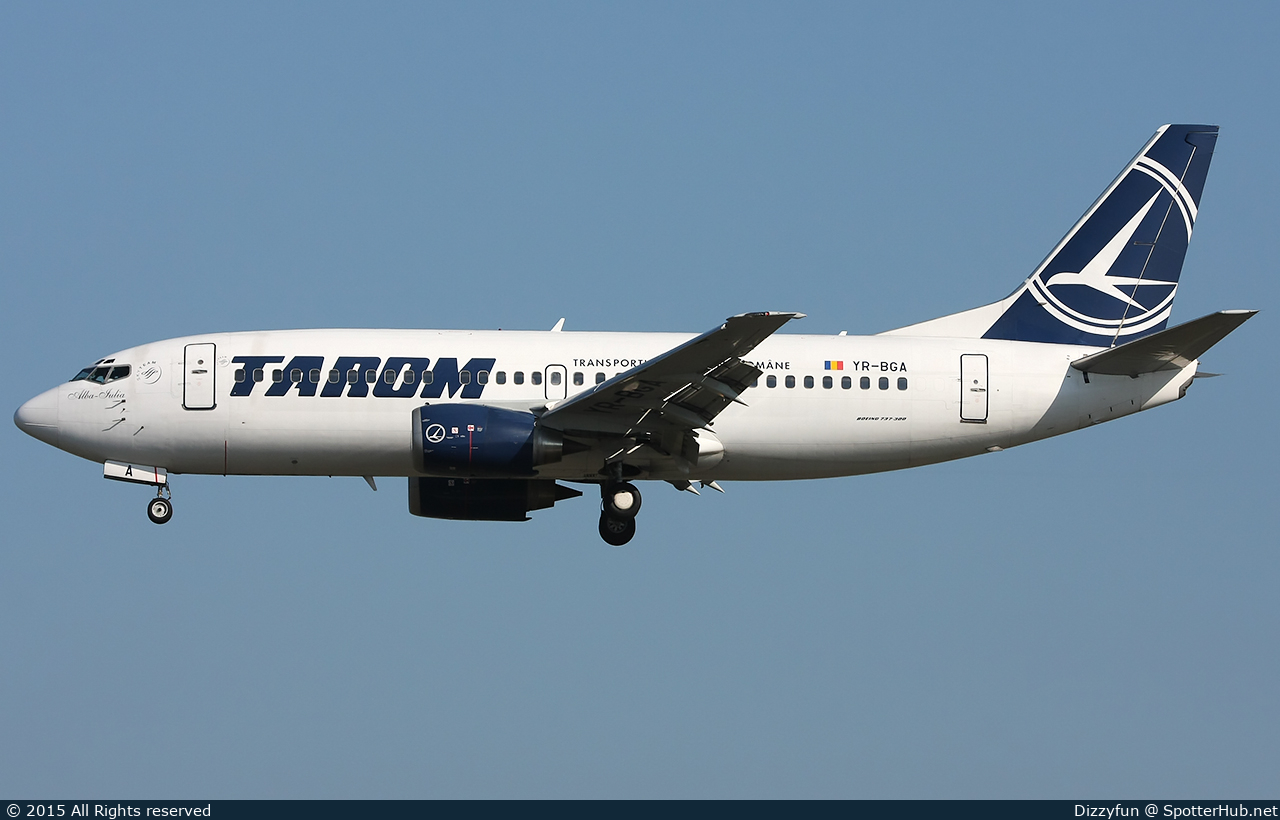 Photo of YR-BGA - Boeing 737-38J operated by Tarom - Romanian Air Transport