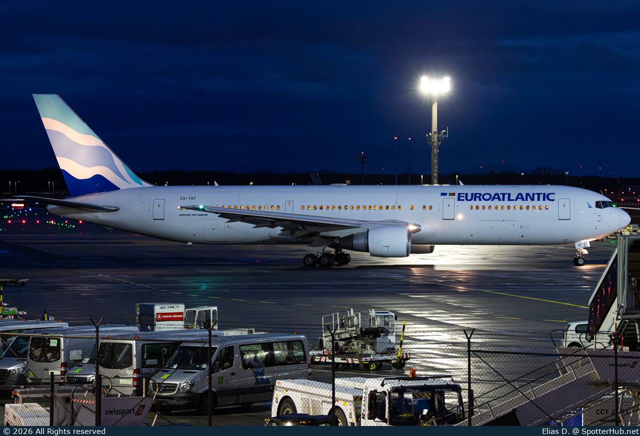 Photo of CS-TST - Boeing 767-34P(ER) operated by EuroAtlantic Airways