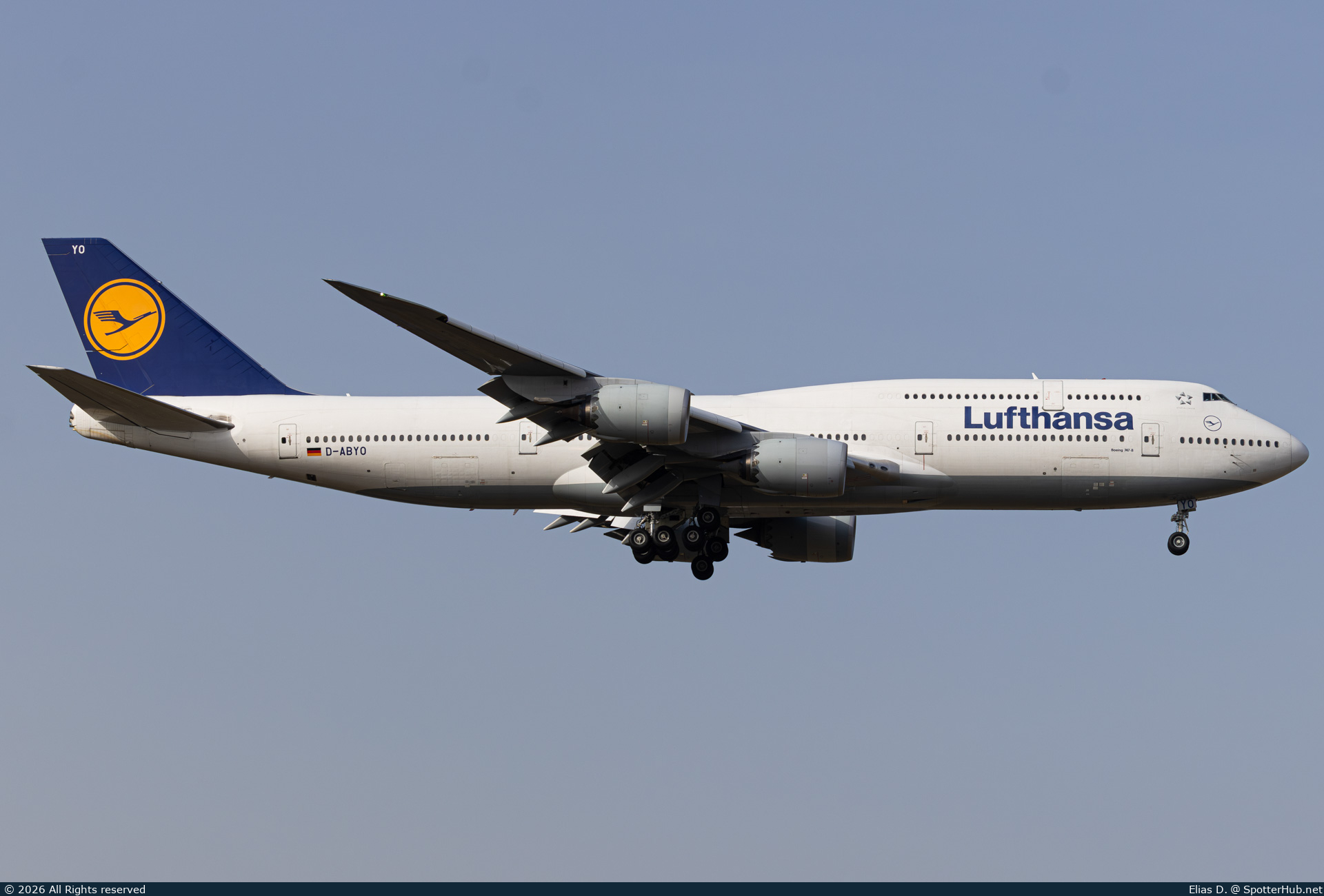 Photo of D-ABYO - Boeing 747-830 operated by Lufthansa
