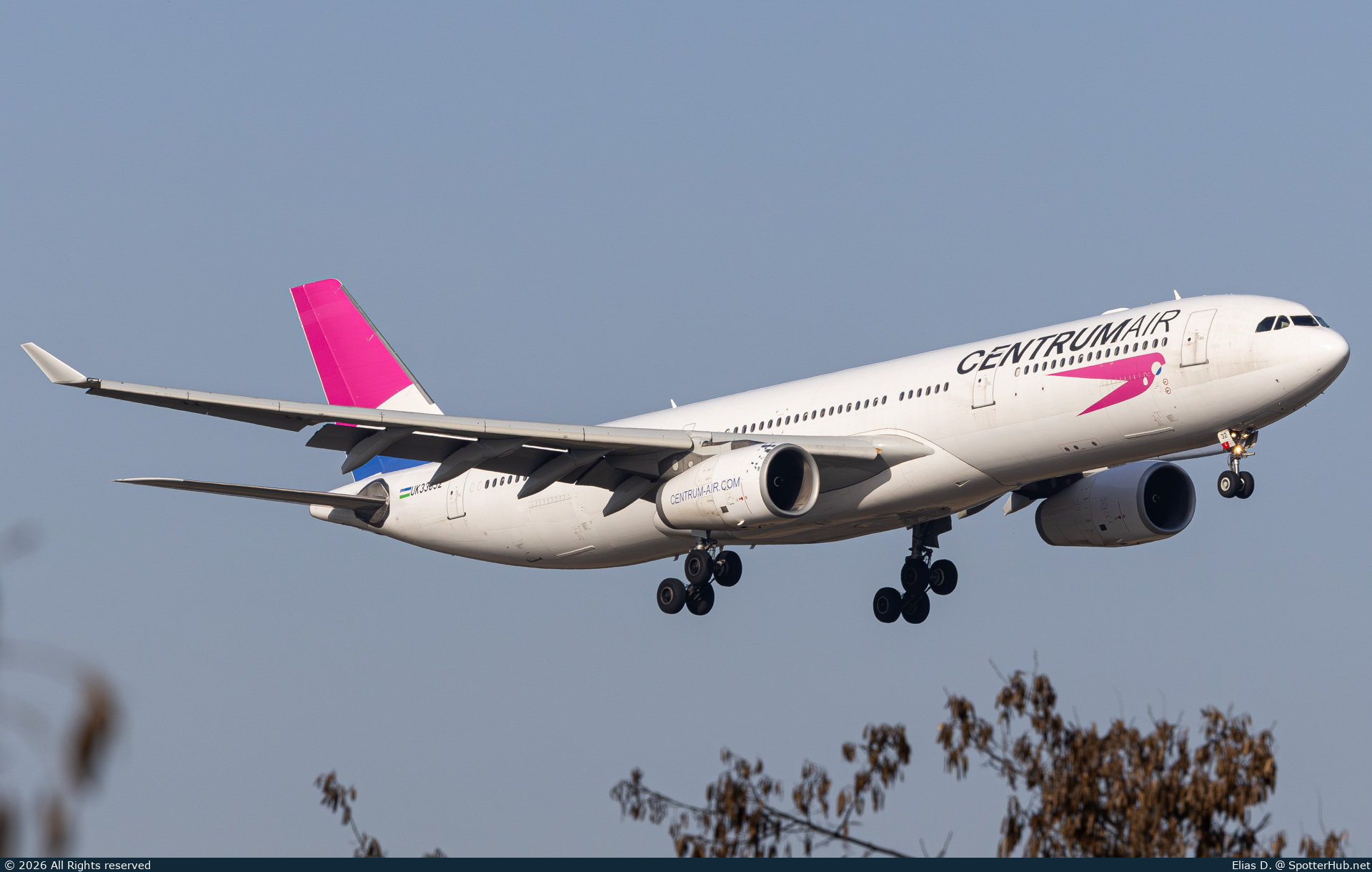 Photo of UK33032 - Airbus A330-343 operated by Centrum Air