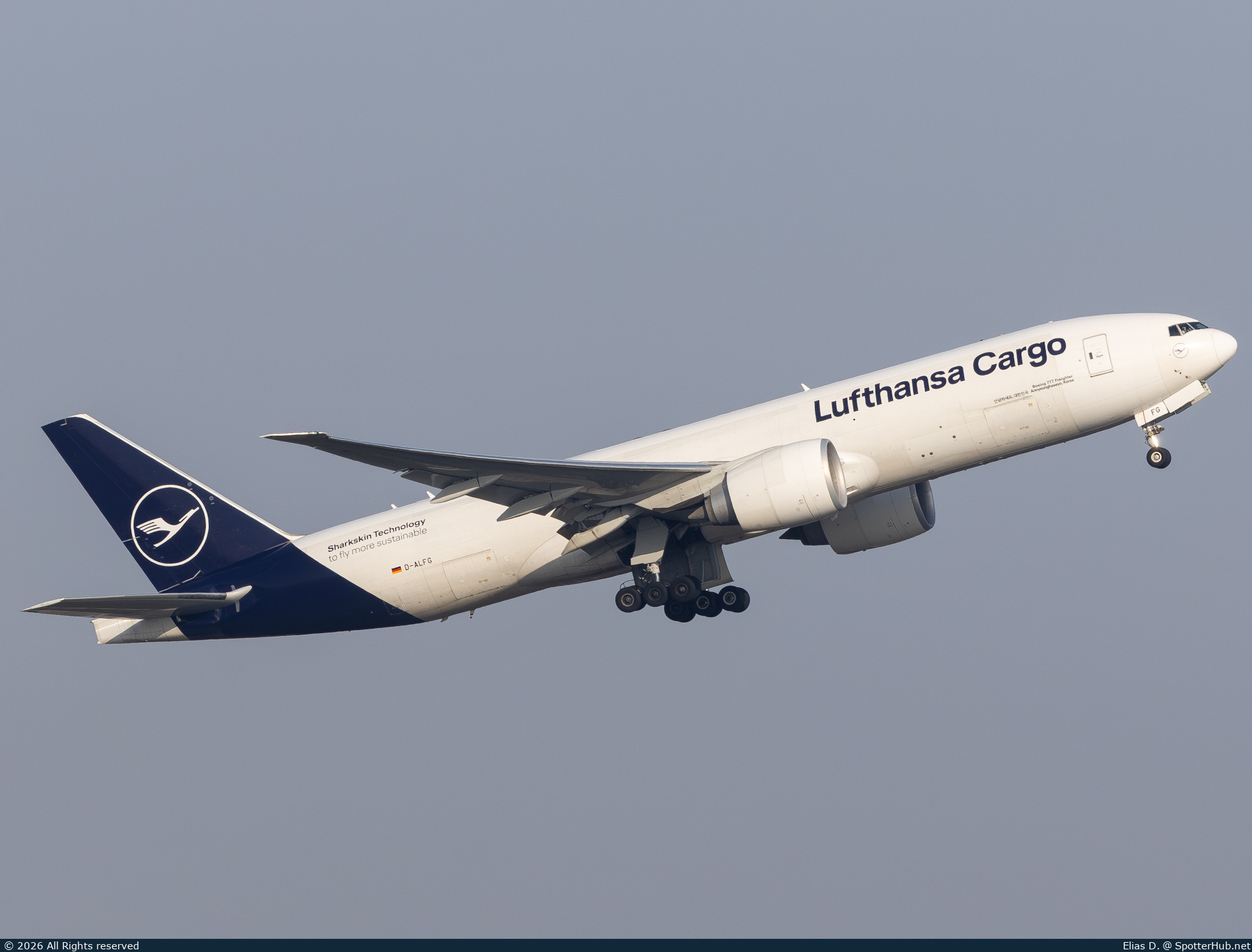 Photo of D-ALFG - Boeing 777-FBT operated by Lufthansa Cargo
