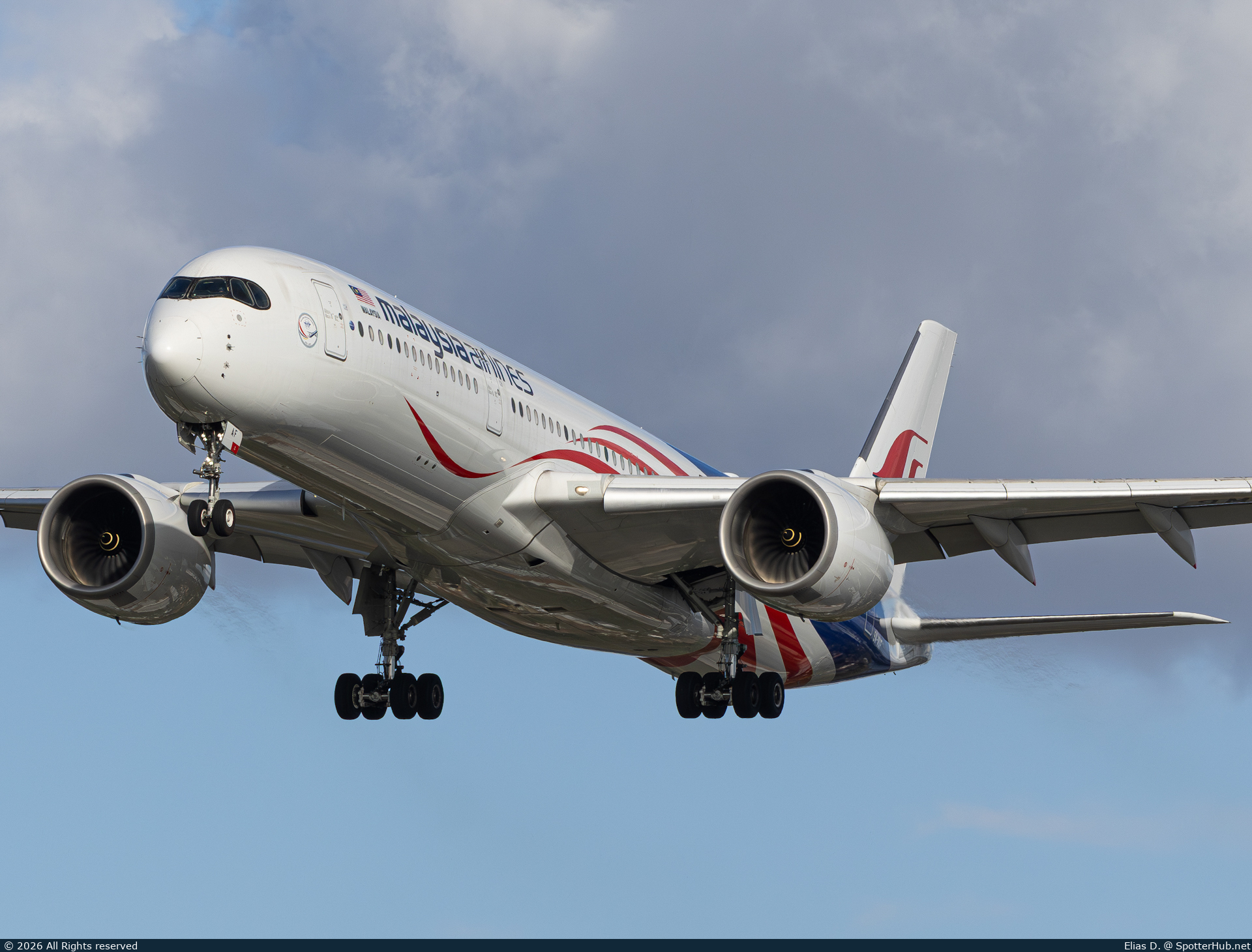 Photo of 9M-MAF - Airbus A350-941 operated by Malaysia Airlines