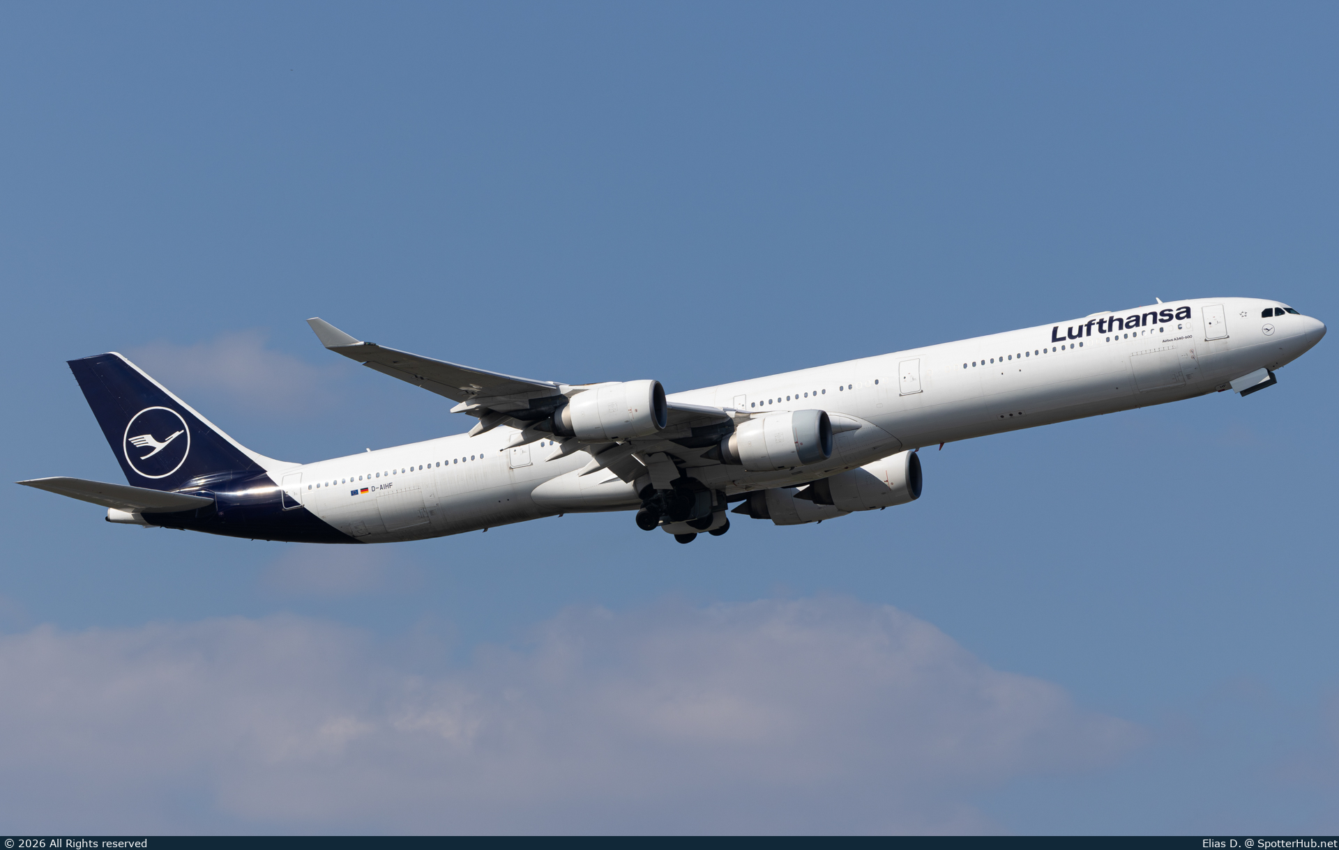 Photo of D-AIHF - Airbus A340-642 operated by Lufthansa