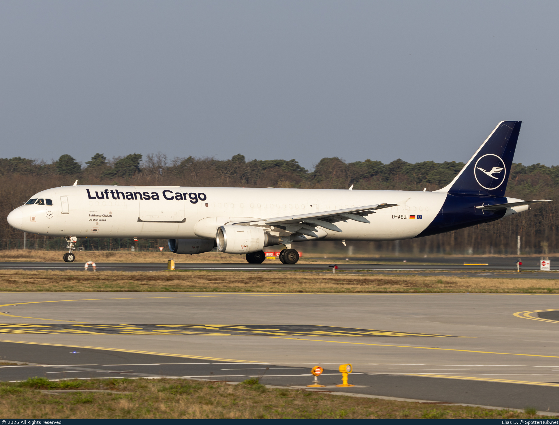 Photo of D-AEUI - Airbus A321-211(P2F) operated by Lufthansa Cargo (opb Lufthansa CityLine)