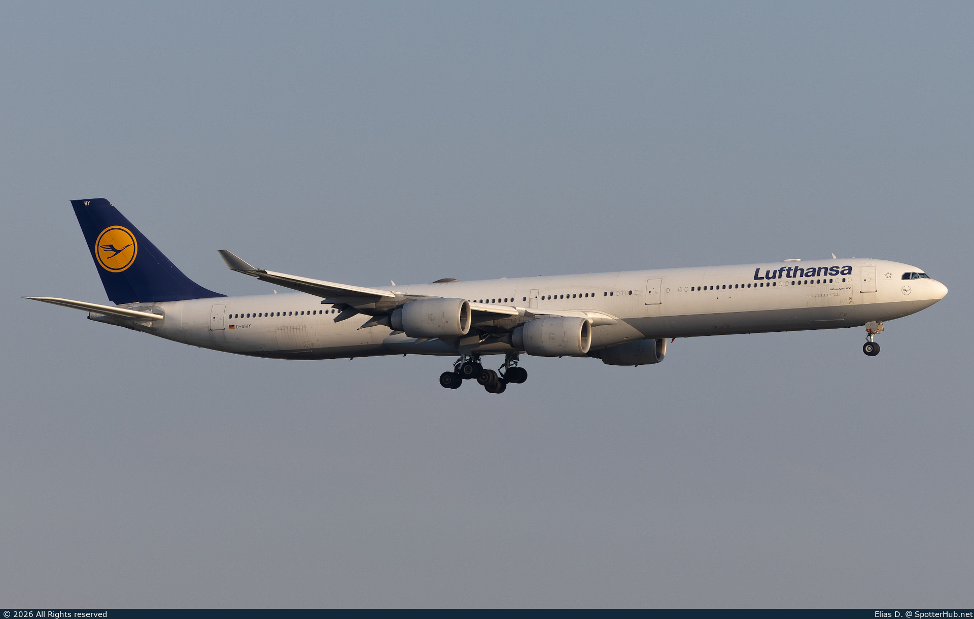 Photo of D-AIHY - Airbus A340-642 operated by Lufthansa
