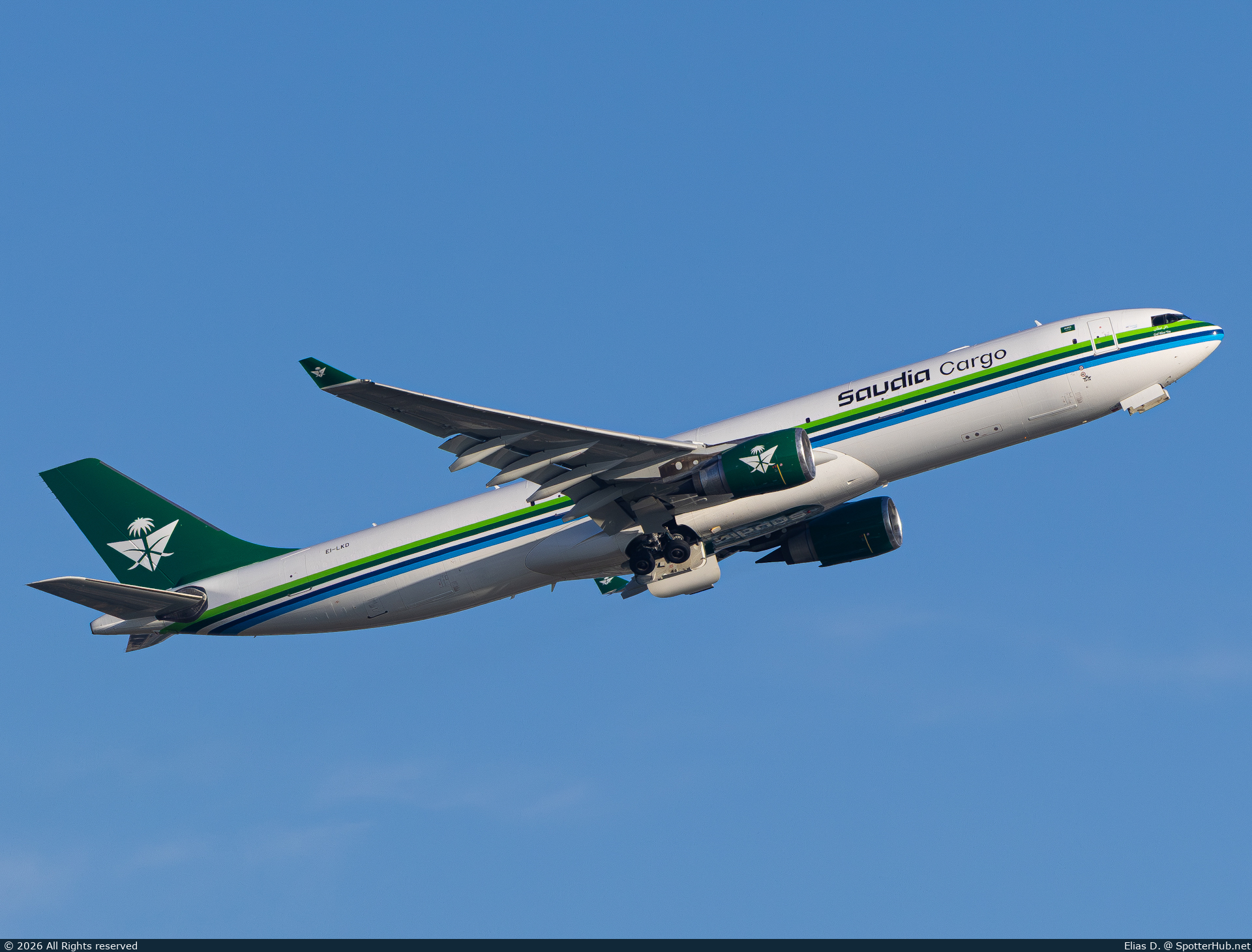 Photo of EI-LKD - Airbus A330-302(P2F) operated by Saudia Cargo (opb ASL Airlines Ireland)