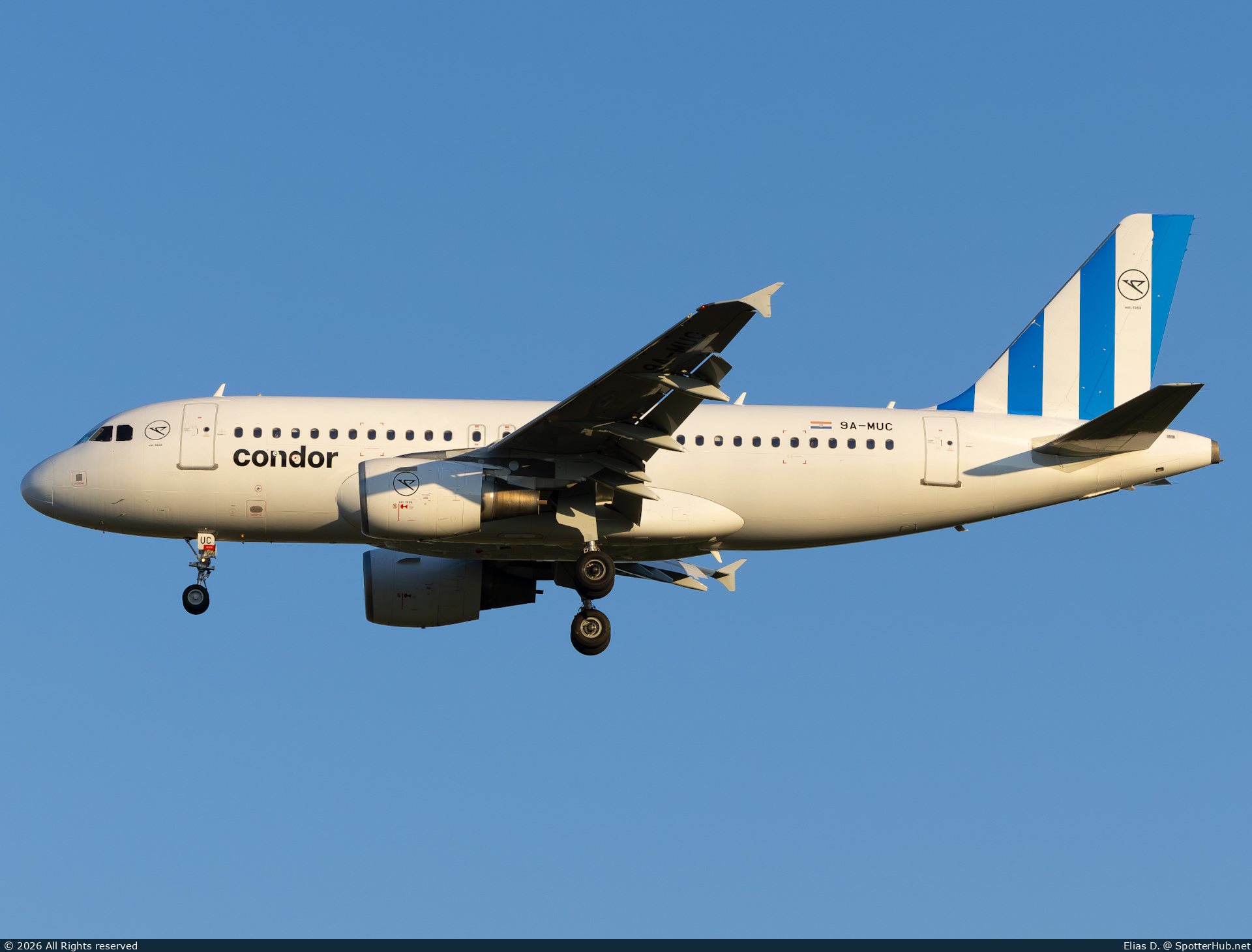 Photo of 9A-MUC - Airbus A319-112 operated by Condor (opb Fly Air41 Airways)