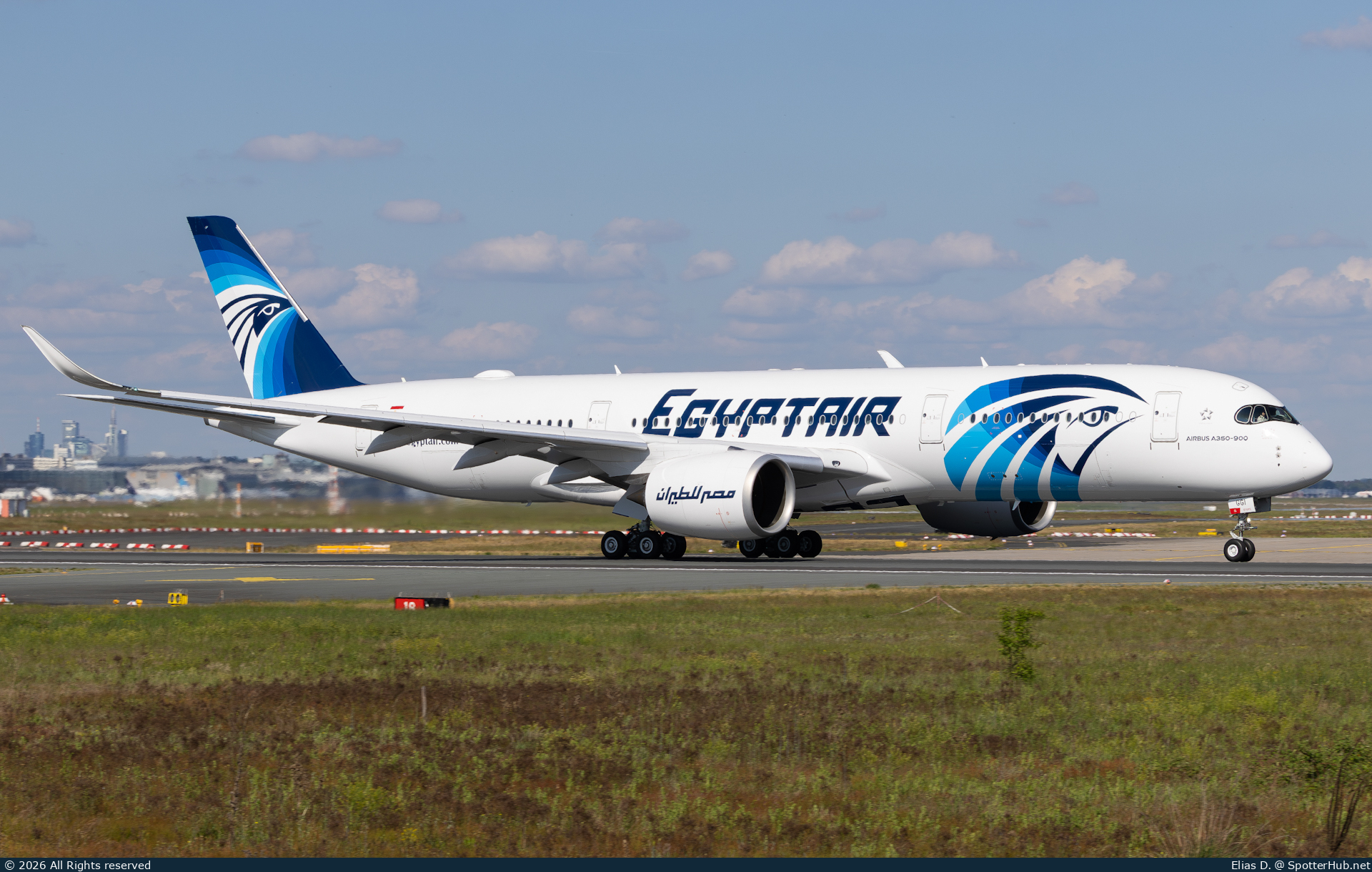 Photo of SU-GGI - Airbus A350-941 operated by Egyptair