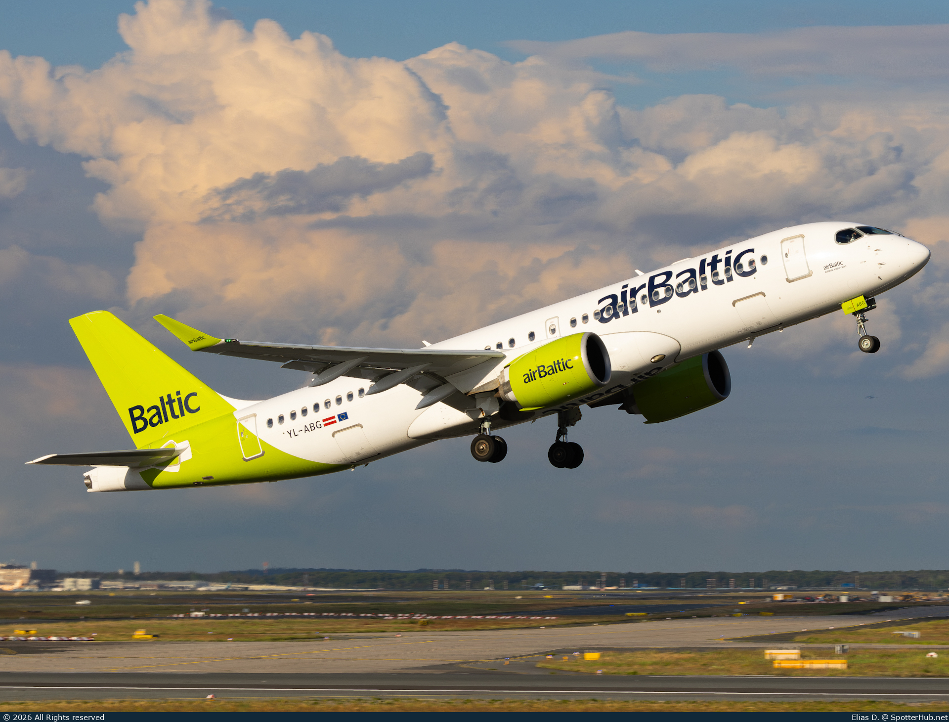 Photo of YL-ABG - Airbus A220-300 operated by airBaltic
