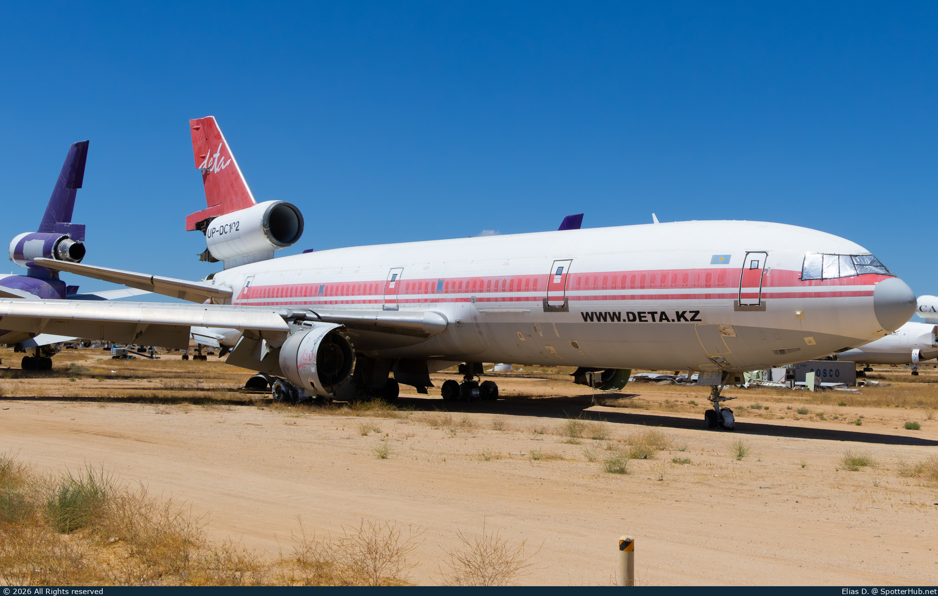 Photo of UP-DC102 - McDonnell Douglas DC-10-40(F) operated by DETA Air