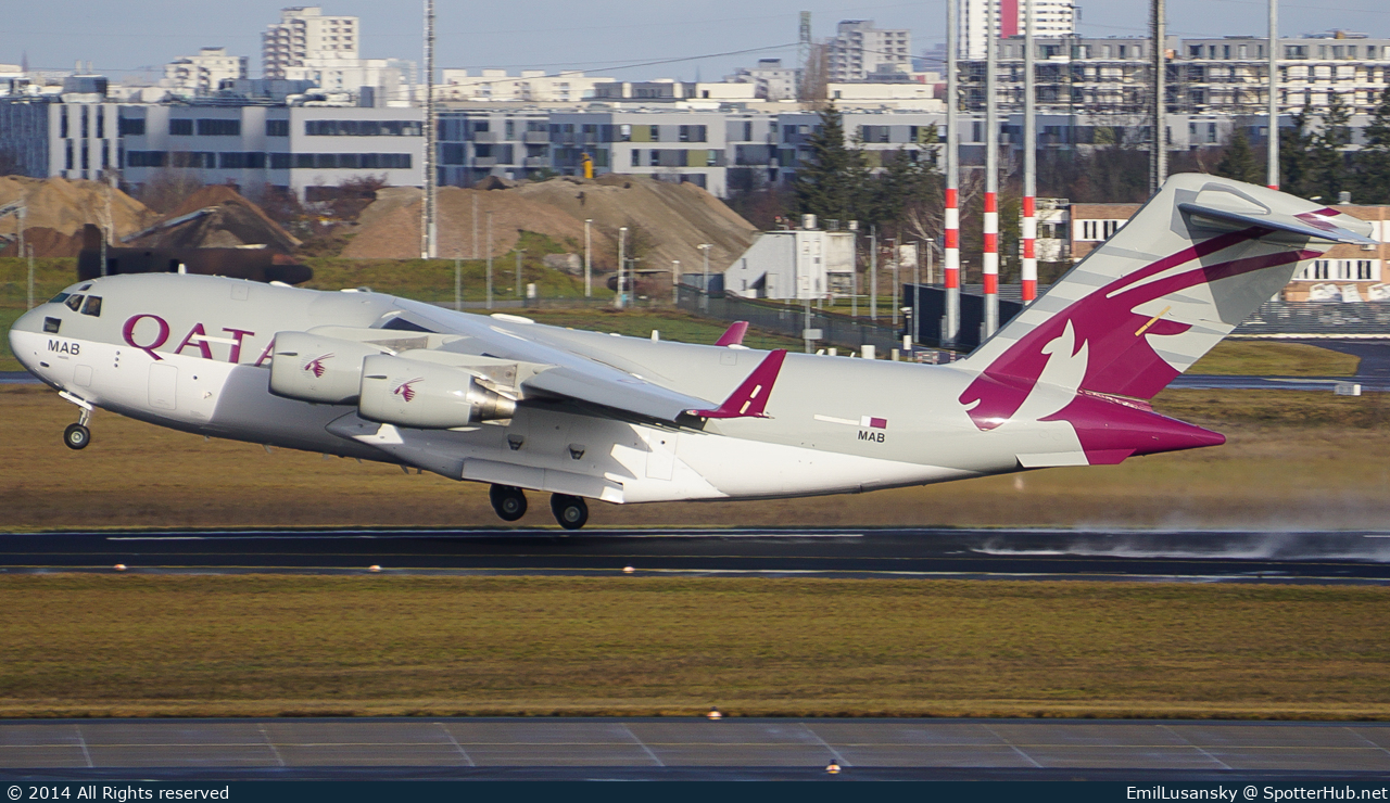 Photo of A7-MAB - Boeing C-17A Globemaster III operated by Qatar Emiri Air Force