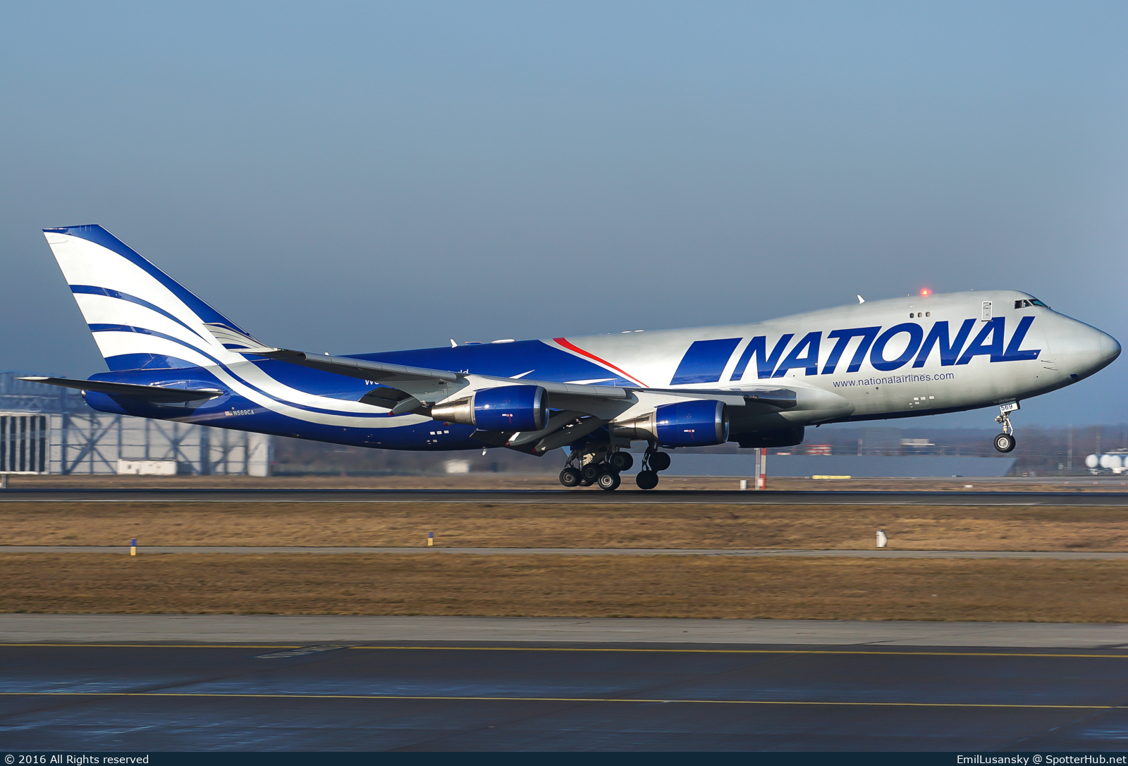Photo of N569CA - Boeing 747-409F operated by National Airlines [2006]