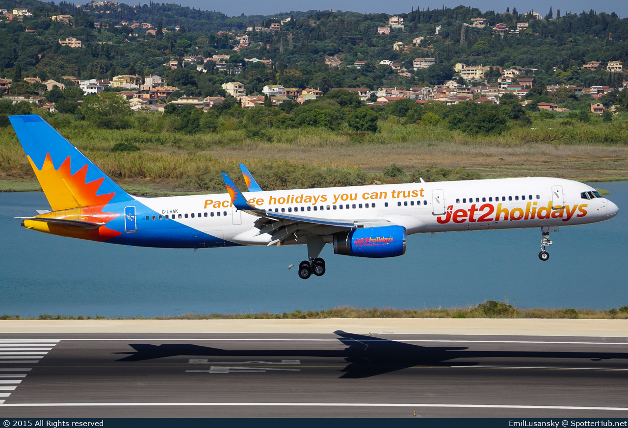 Photo of G-LSAK - Boeing 757-23N operated by Jet2
