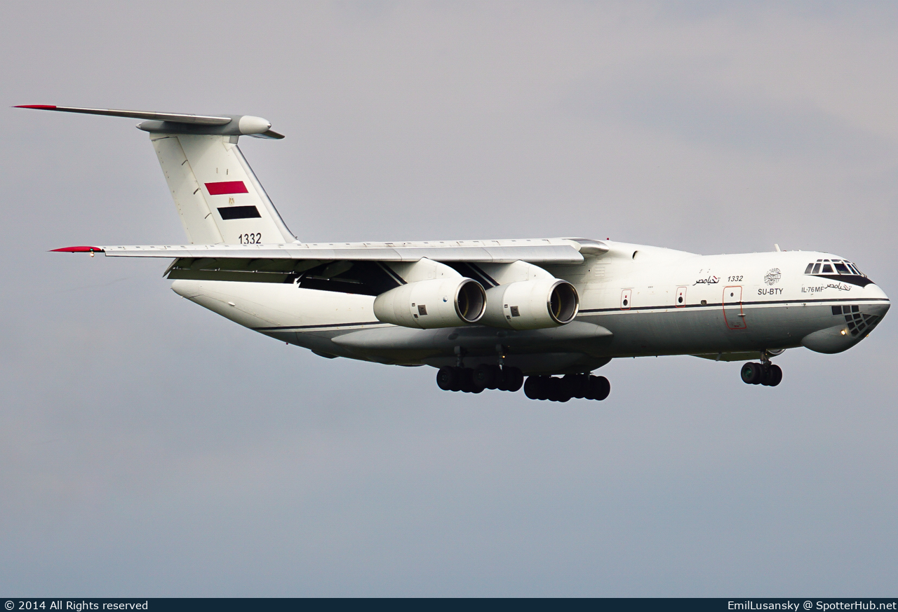 Photo of SU-BTY - Ilyushin Il-76MF operated by Egyptian Air Force