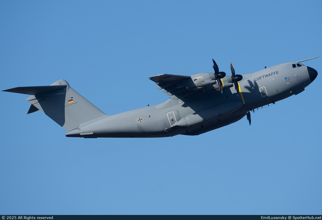 Photo of 54+37 - Airbus A400M Atlas operated by German Air Force