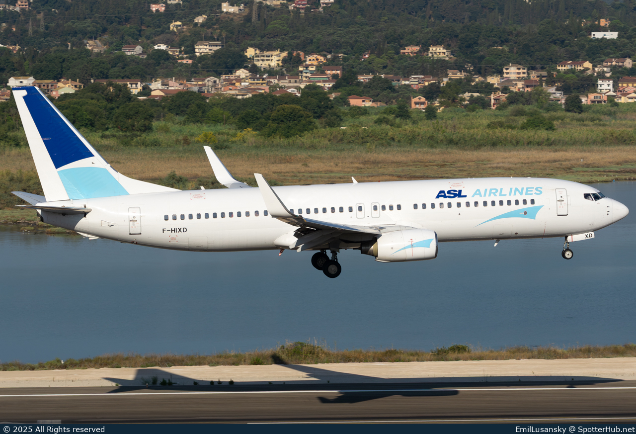 Photo of F-HIXD - Boeing 737-8K5 operated by ASL Airlines France