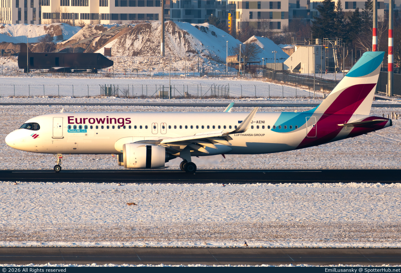 Photo of D-AENI - Airbus A320-251N operated by Eurowings