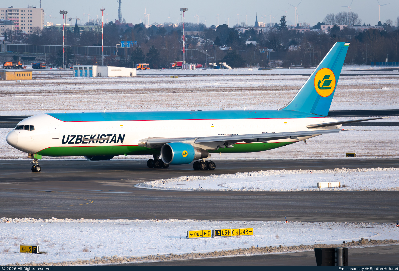 Photo of UK67002 - Boeing 767-33P(ER)(BCF) operated by Uzbekistan Airways Cargo