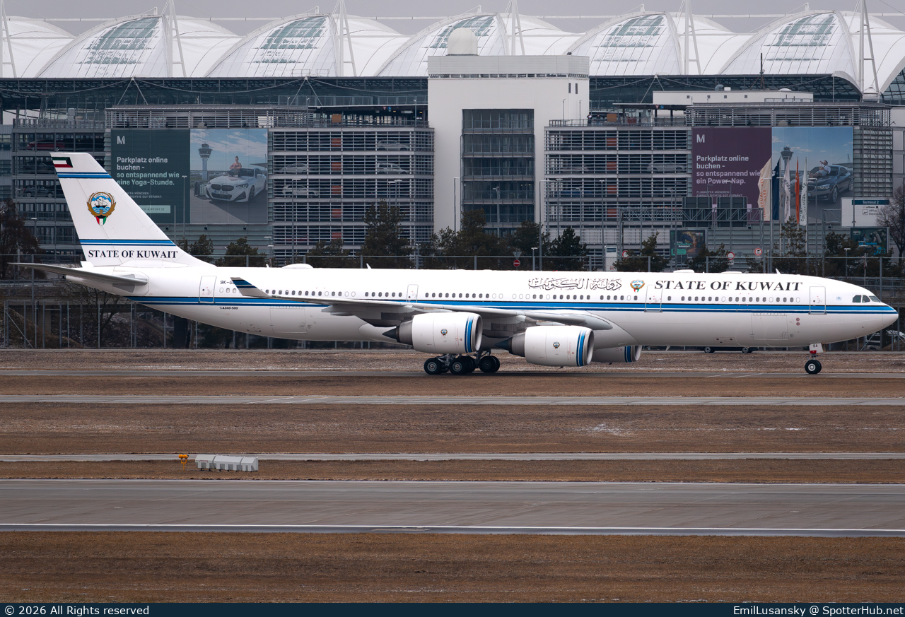 Photo of 9K-GBA - Airbus A340-541 operated by Government of Kuwait