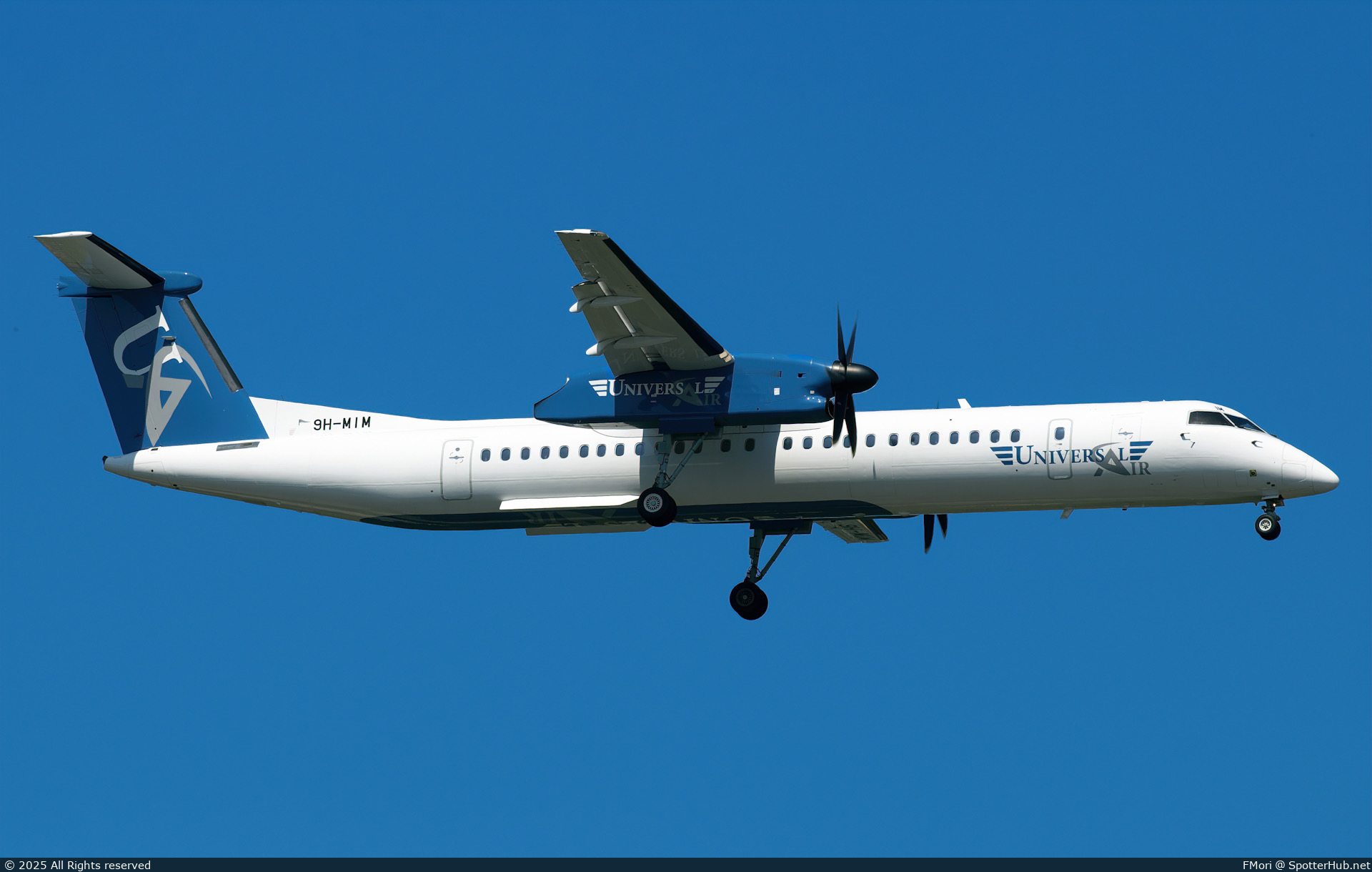 Photo of 9H-MIM - Bombardier DHC-8-402 Dash 8 Q400 operated by Universal Air