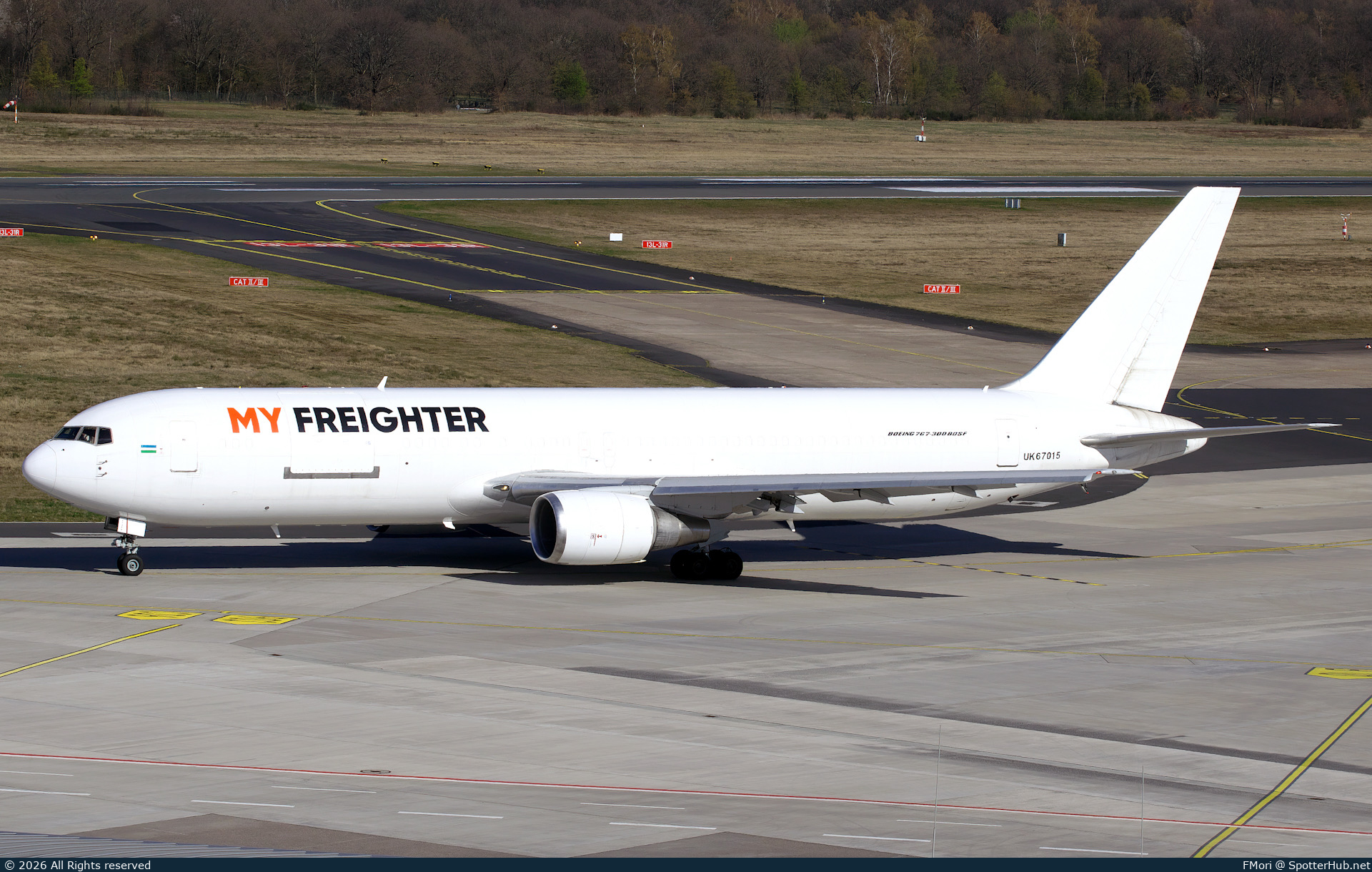 Photo of UK67015 - Boeing 767-38E(ER)(BDSF) operated by My Freighter
