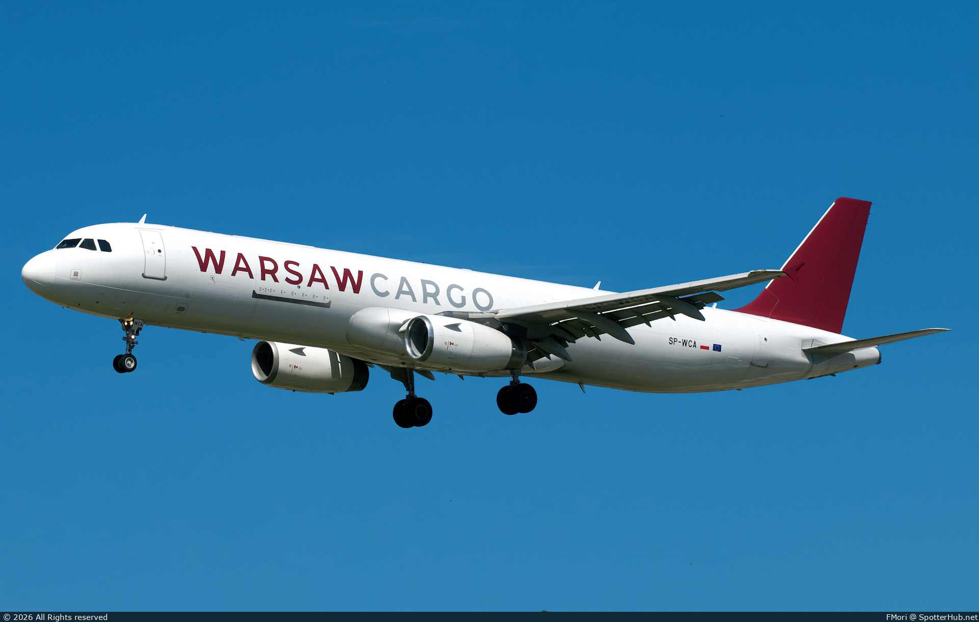Photo of SP-WCA - Airbus A321-232(PCF) operated by Warsaw Cargo
