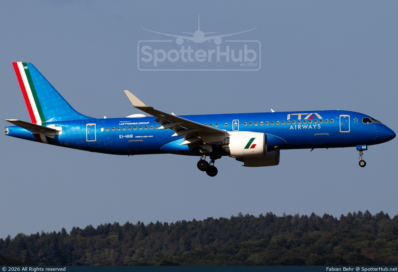 Photo of EI-HHR - Airbus A220-300 operated by ITA Airways