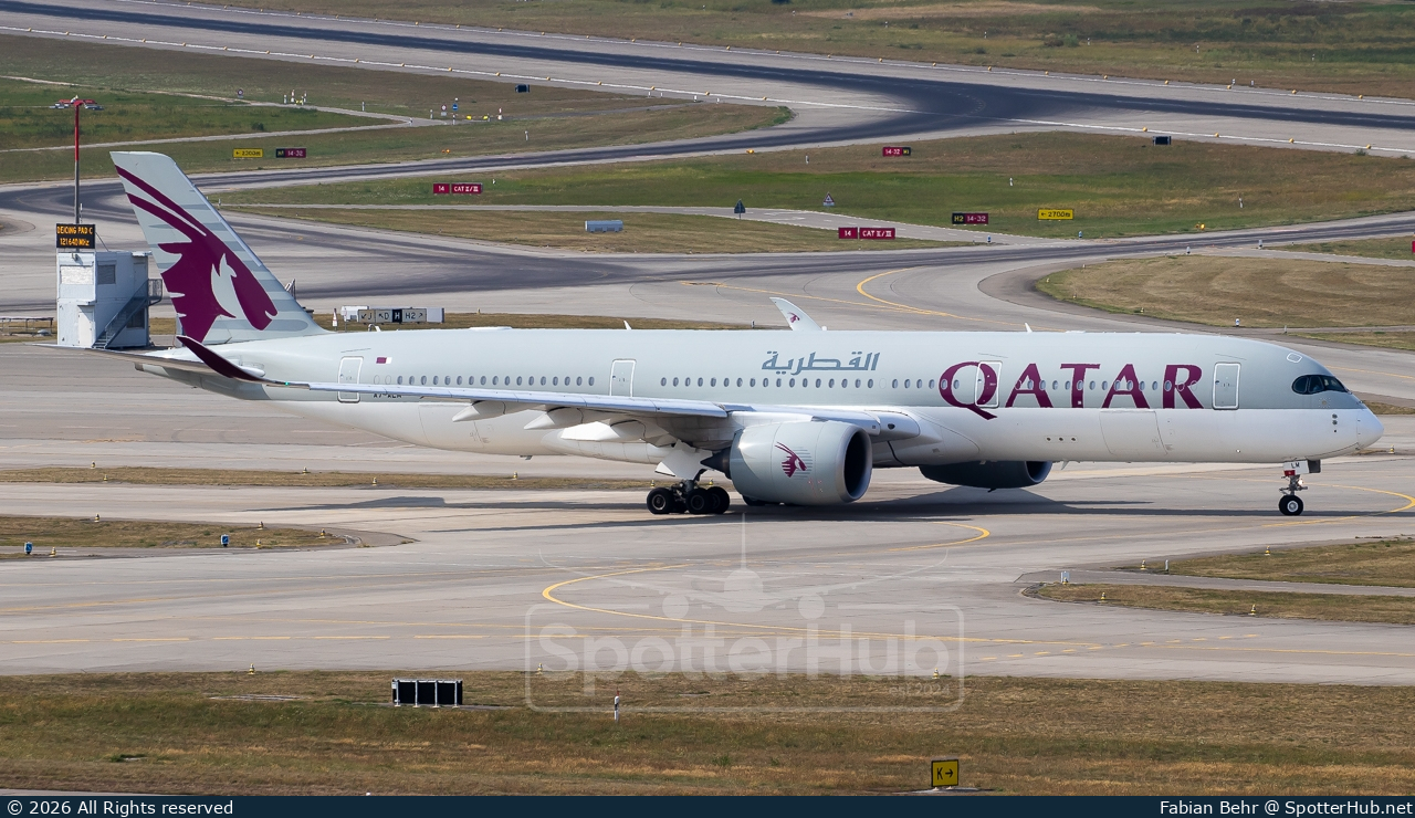Photo of A7-ALM - Airbus A350-941 operated by Qatar Airways