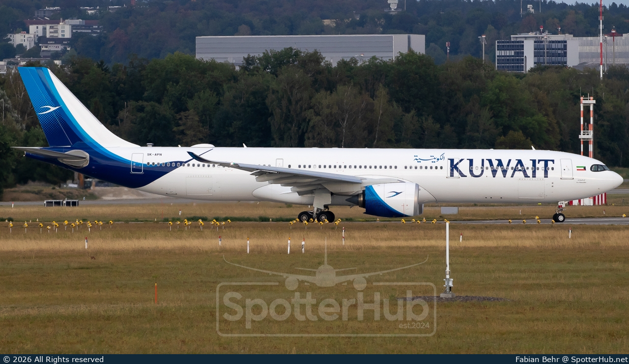 Photo of 9K-APN - Airbus A330-941 operated by Kuwait Airways