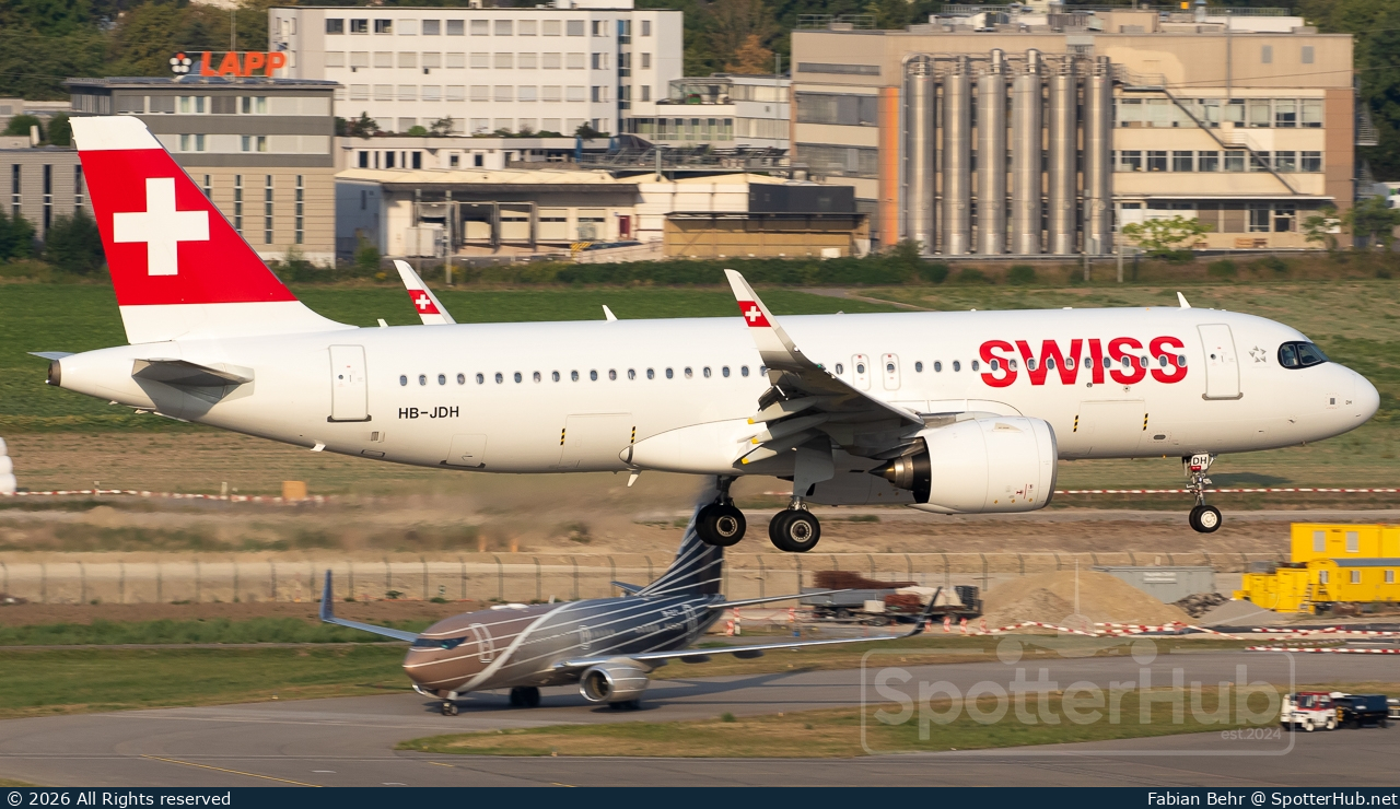 Photo of HB-JDH - Airbus A320-271N operated by Swiss International Air Lines
