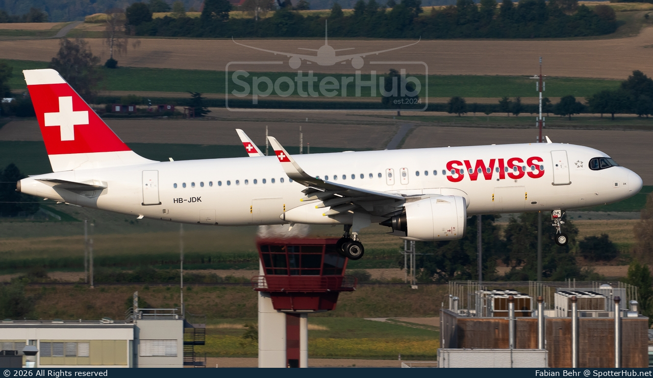Photo of HB-JDK - Airbus A320-271N operated by Swiss International Air Lines
