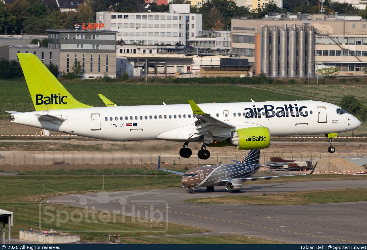 Photo of YL-CSI - Airbus A220-300 operated by airBaltic