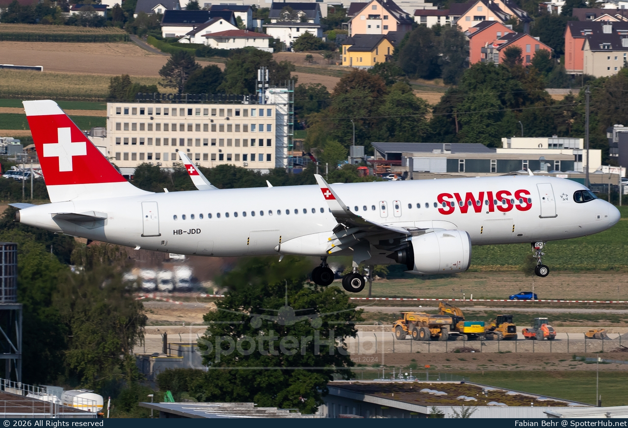 Photo of HB-JDD - Airbus A320-271N operated by Swiss International Air Lines