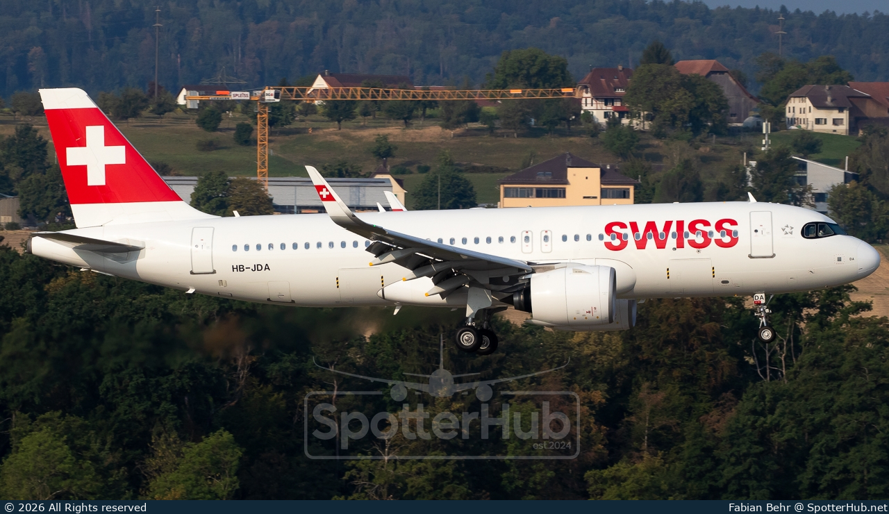 Photo of HB-JDA - Airbus A320-271N operated by Swiss International Air Lines