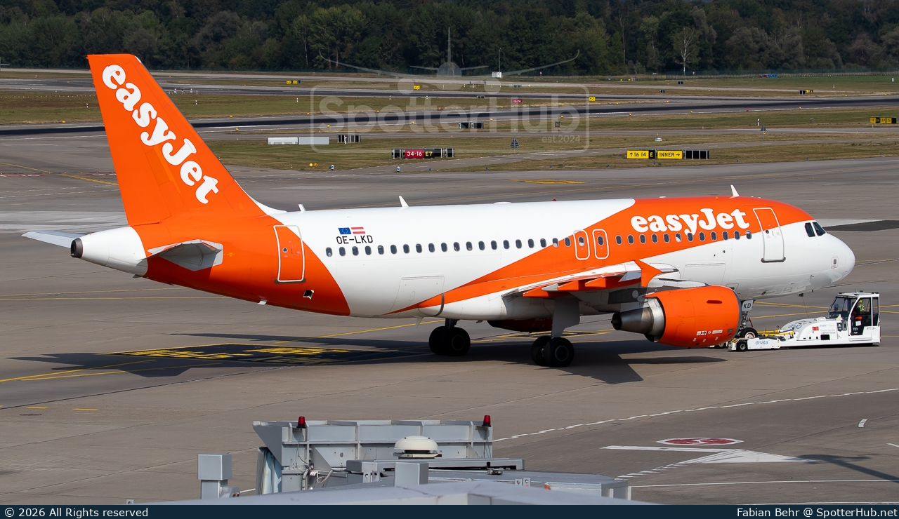 Photo of OE-LKD - Airbus A319-111 operated by easyJet Europe