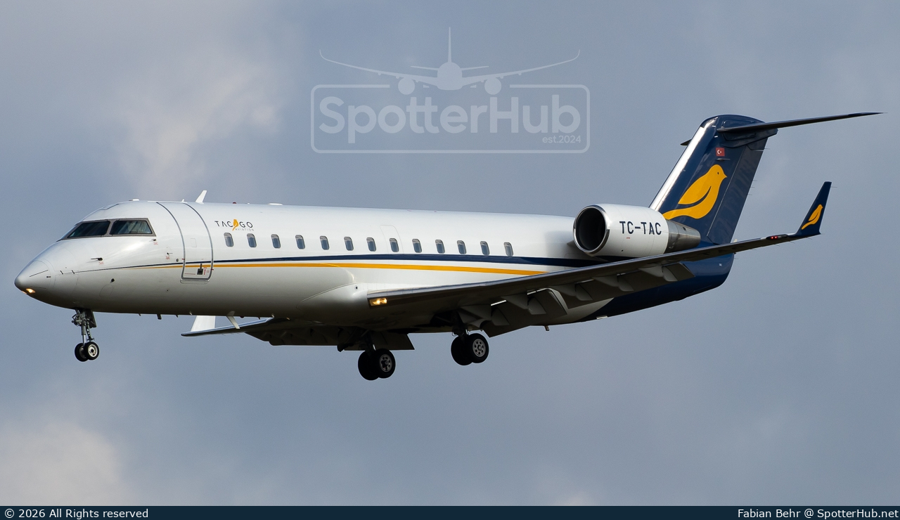 Photo of TC-TAC - Bombardier Challenger 850 operated by TACGO Aviation (opb Black Eagle Havacılık)