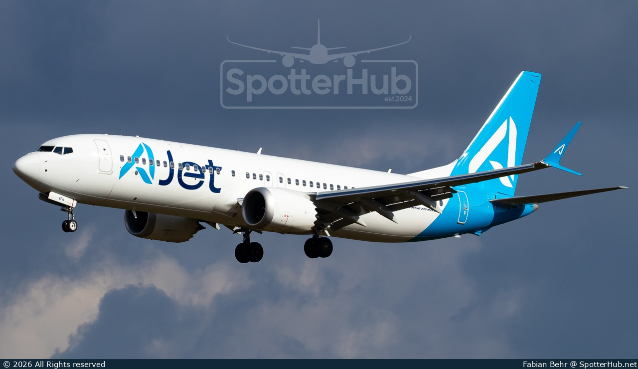 Photo of TC-VFN - Boeing 737 MAX 8 operated by AJet