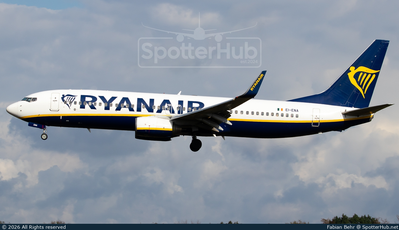 Photo of EI-ENA - Boeing 737-8AS operated by Ryanair