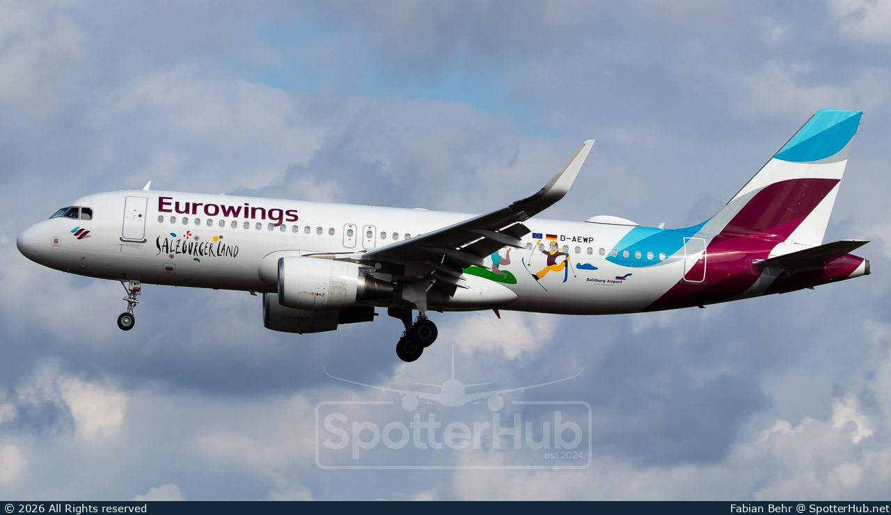 Photo of D-AEWP - Airbus A320-214 operated by Eurowings