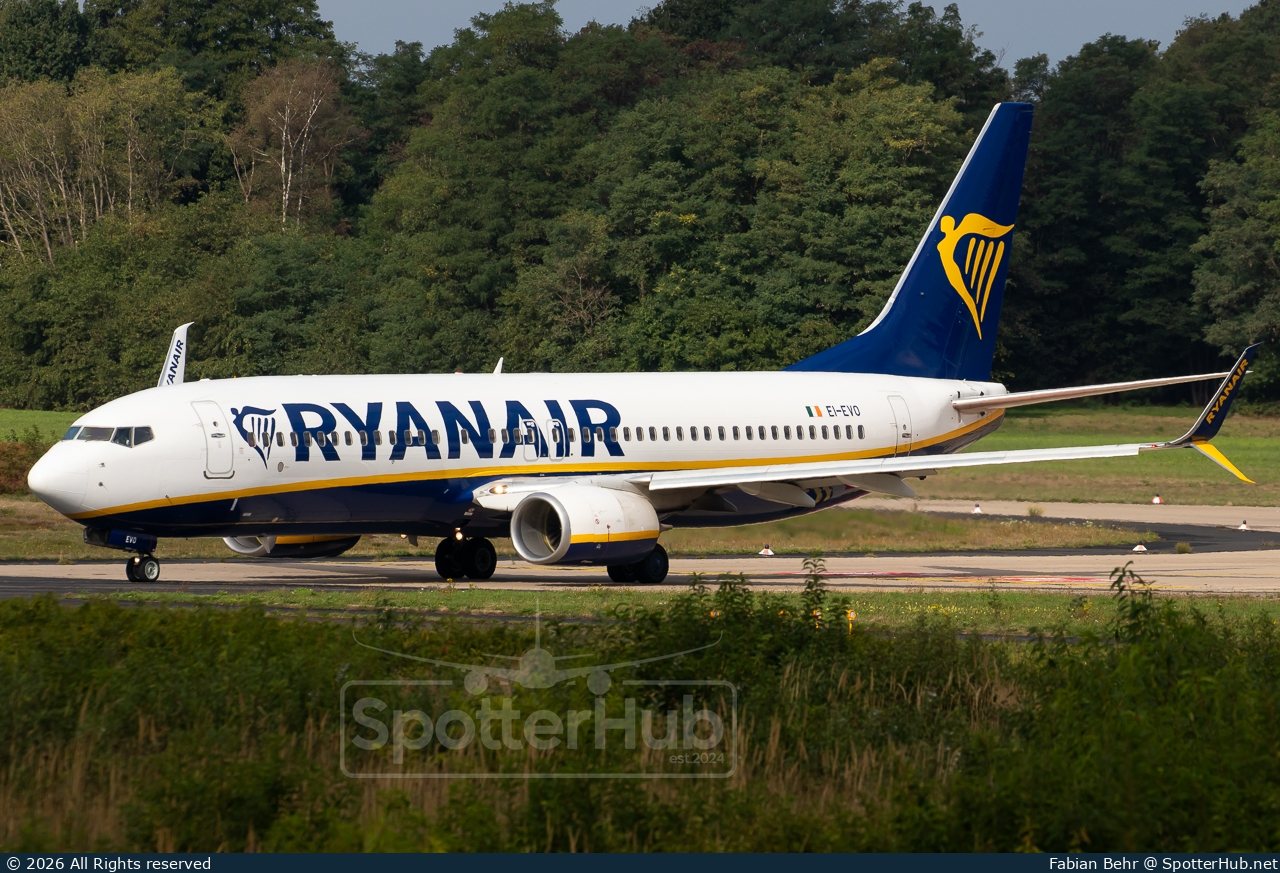 Photo of EI-EVO - Boeing 737-8AS operated by Ryanair