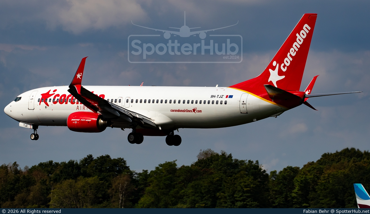 Photo of 9H-TJZ - Boeing 737-8K5 operated by Corendon Airlines Europe