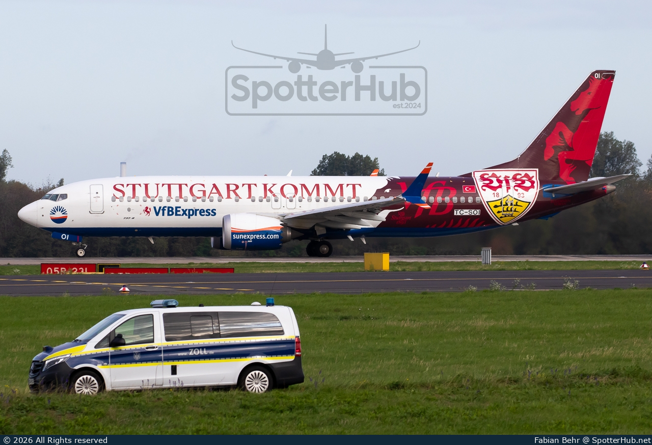 Photo of TC-SOI - Boeing 737 MAX 8 operated by SunExpress