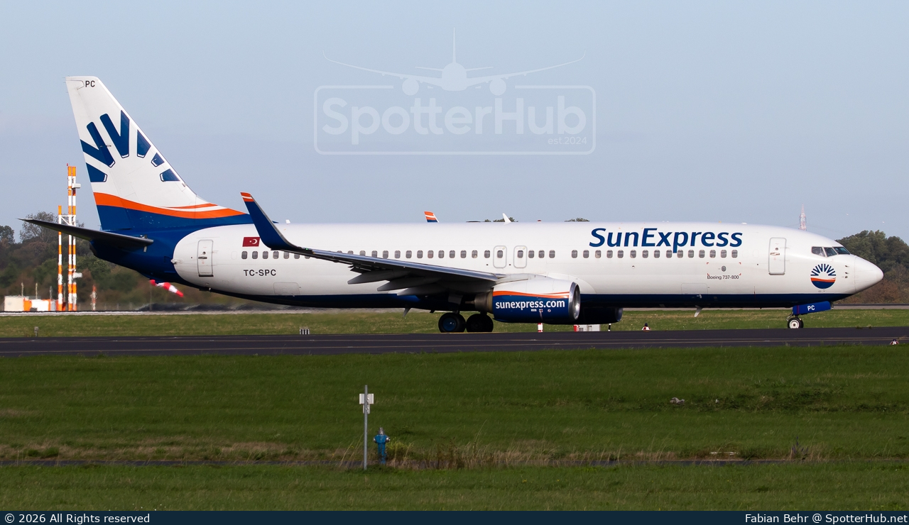 Photo of TC-SPC - Boeing 737-8AS operated by SunExpress