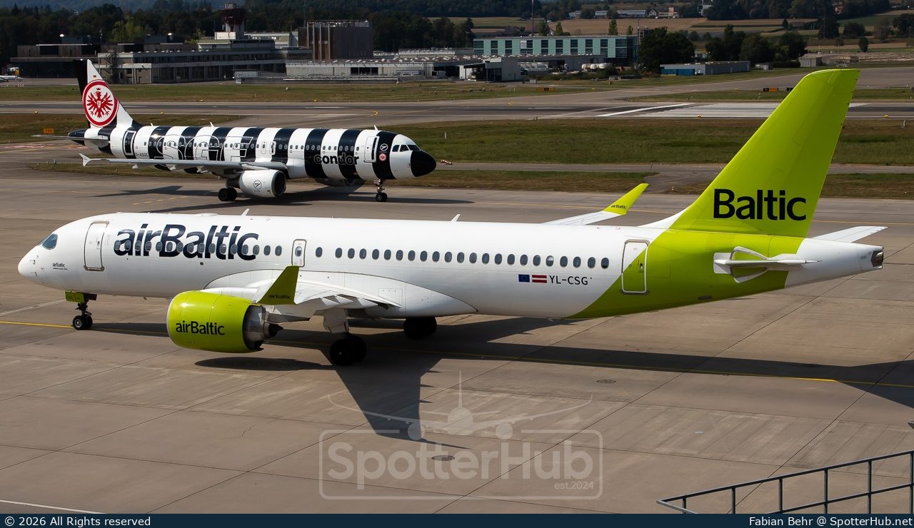 Photo of YL-CSG - Airbus A220-300 operated by airBaltic