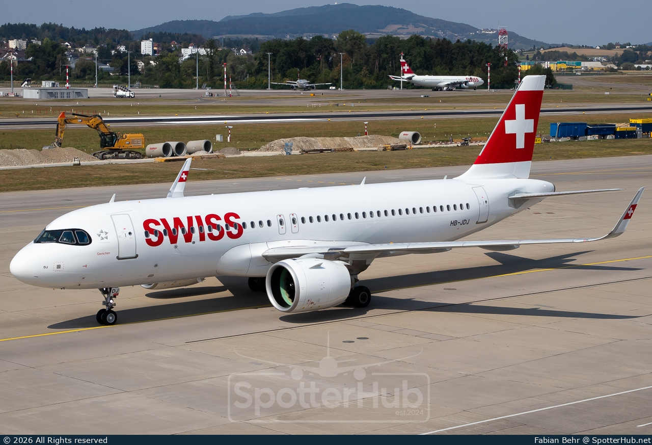 Photo of HB-JDJ - Airbus A320-271N operated by Swiss International Air Lines