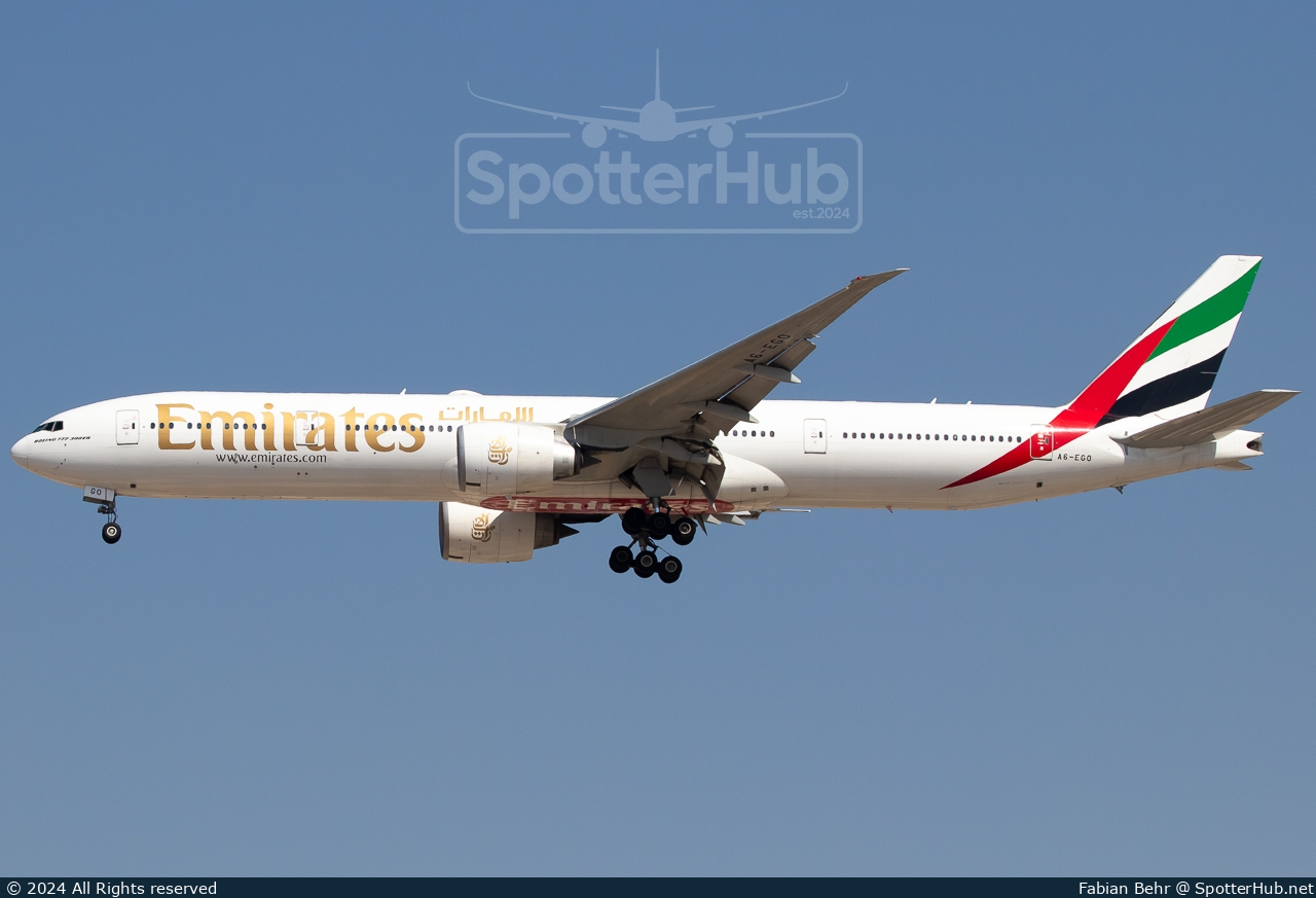 Photo of A6-EGO - Boeing 777-31H(ER) operated by Emirates