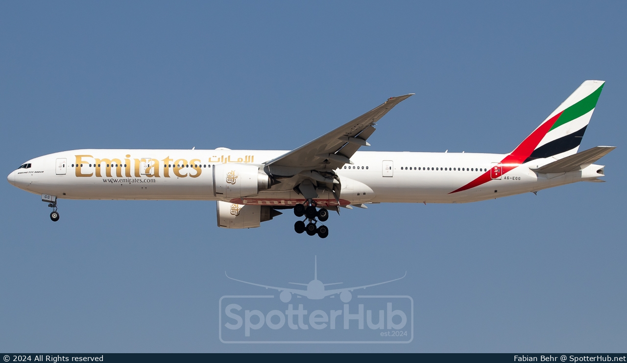 Photo of A6-EGG - Boeing 777-31H(ER) operated by Emirates